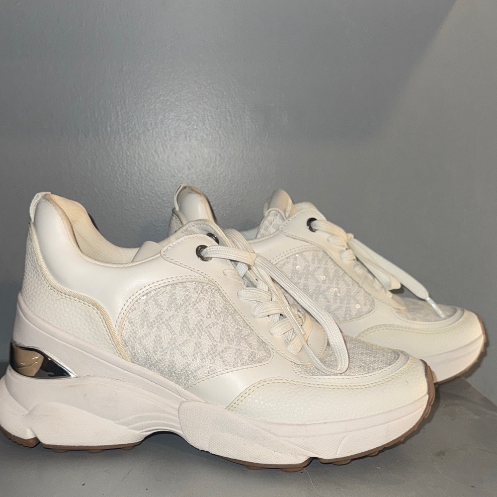 MICHAEL KORS 8.5 Women's White Sneakers